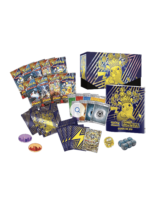 Contenu du Coffret Dresseur d'Élite ETB Étincelles Déferlantes EV08