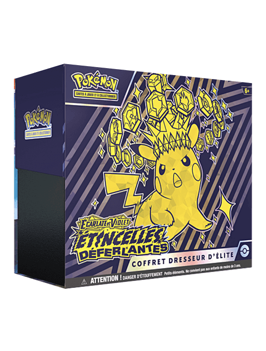 Coffret Dresseur d'Élite ETB Écarlate et Violet Étincelles Déferlantes EV08