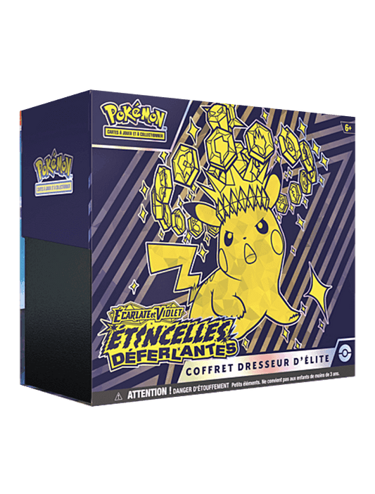 Coffret Dresseur d'Élite ETB Écarlate et Violet Étincelles Déferlantes EV08